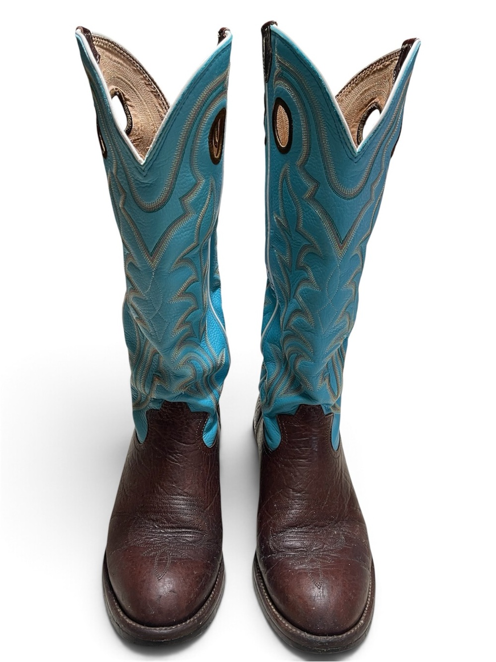 Tony Lama 3R Leather Buckaroo Cowboy Western Boot 9.5EE RR1004
